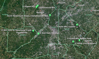 Atlanta Parks Map 